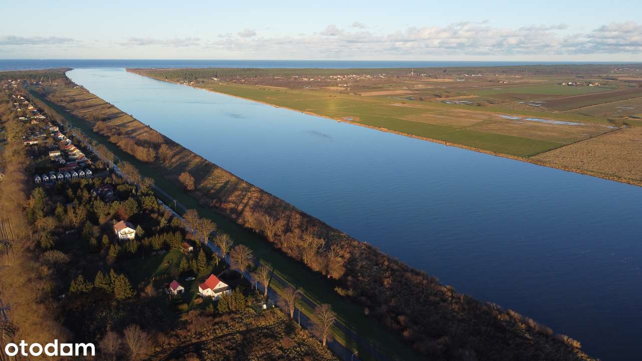Przepięknie usytuowana działka budowlana Wyspa Sobieszewska - Pełny obrazek: 1/7
