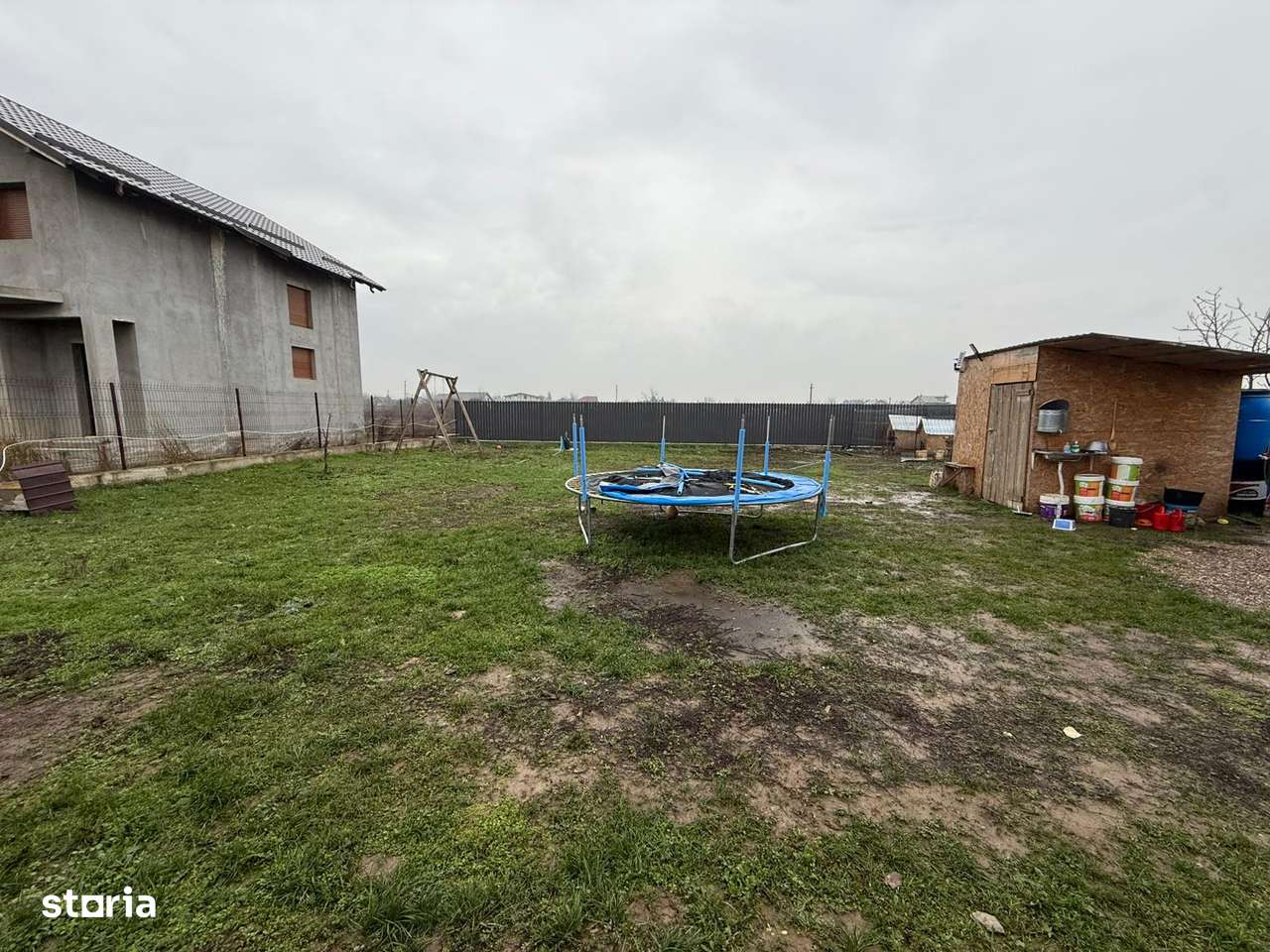 Teren 473mp / Mihailesti / autorizatie casa P+1 / gard nou-6