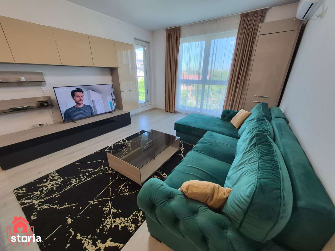 SISESTI-2 camere mobilate, 2 bai, terasa cu vedere lac, bloc boutique