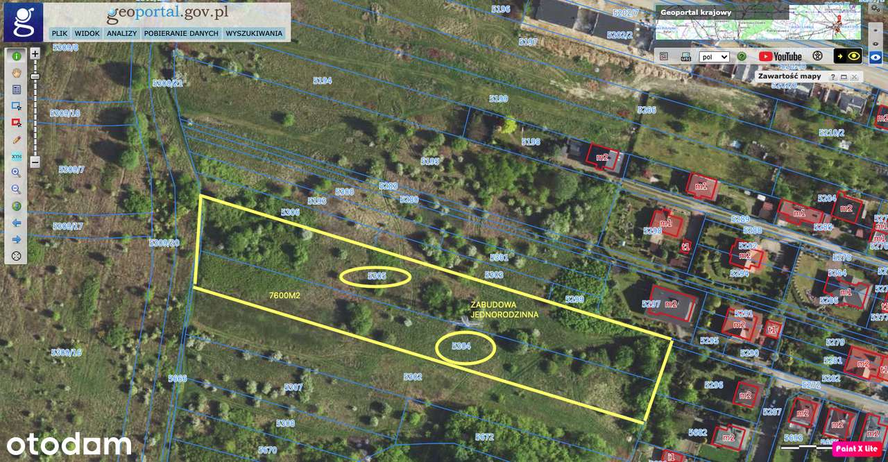 Działka budowlana Sosnowiec ul.Klimontowska-8