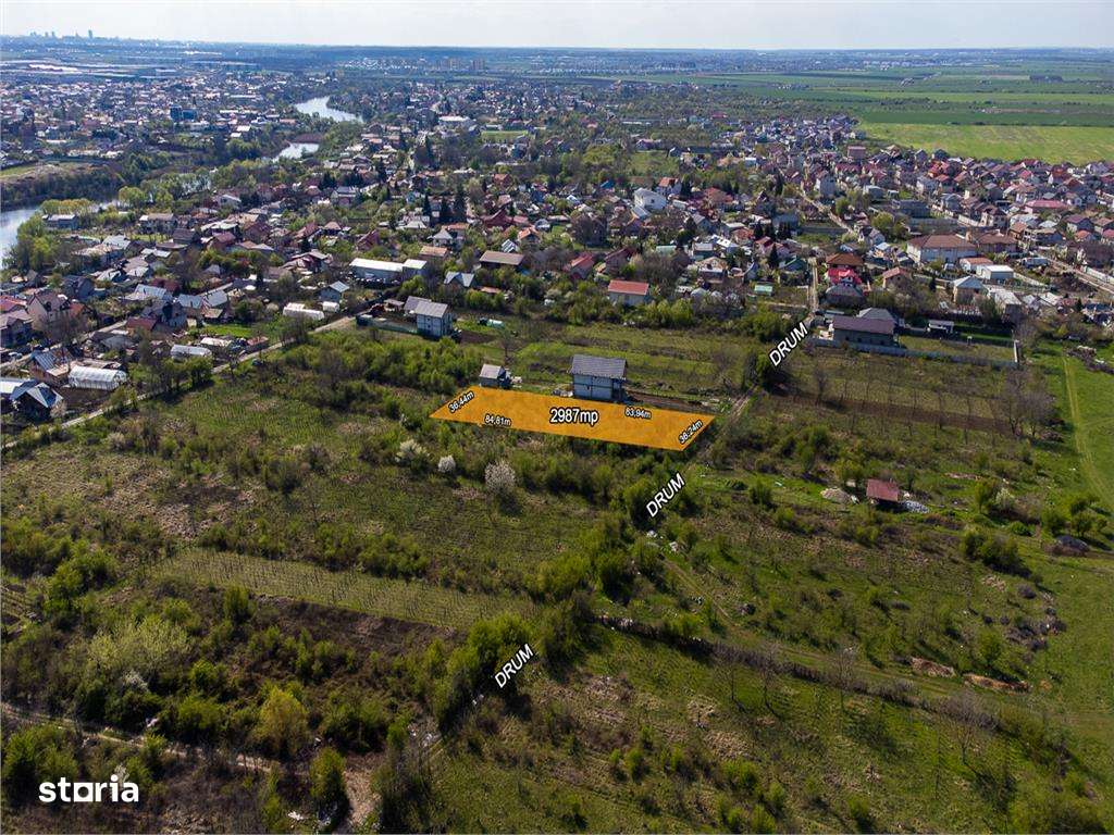 STEFANESTII DE JOS,TEREN 2987 MP,STB 4 MIN,DESCHIDERE 36 MP - Imagine principală: 4/6