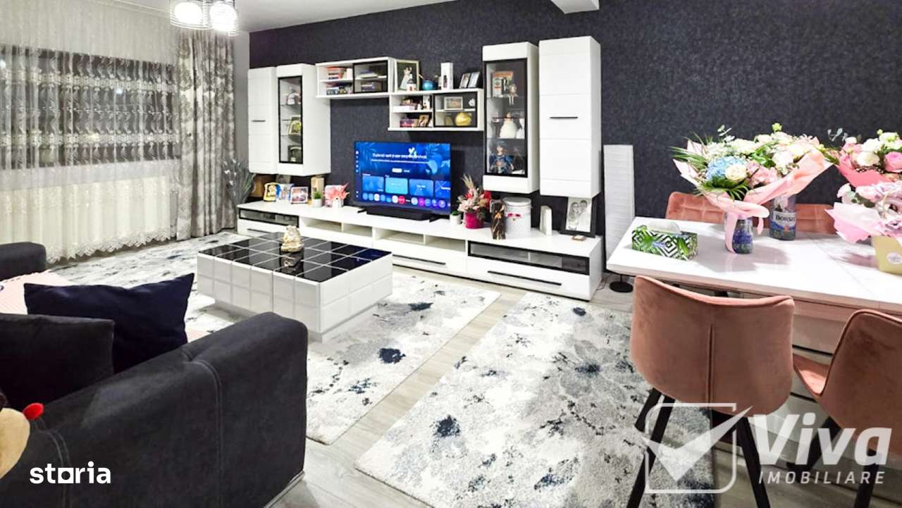 2 camere D-Et 2/4 | Mobilat si Utilat | Parcare| Rond Mall Moldova - Imagine principală: 1/9