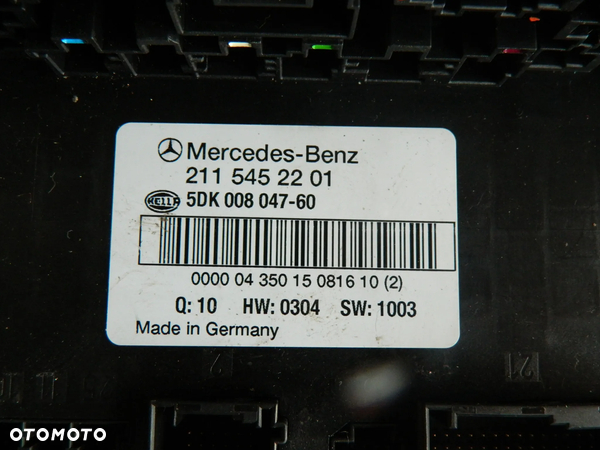 Mercedes E W211 Moduł Sterownik SAM A2115452201 - 2