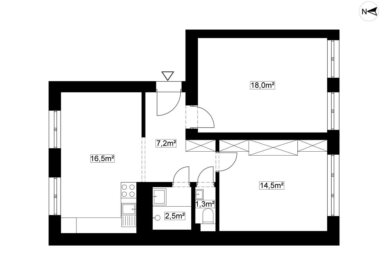 Sprzedam mieszkanie, Tarnów, ul. Pułaskiego 62,38 m² - Pełny obrazek: 2/19