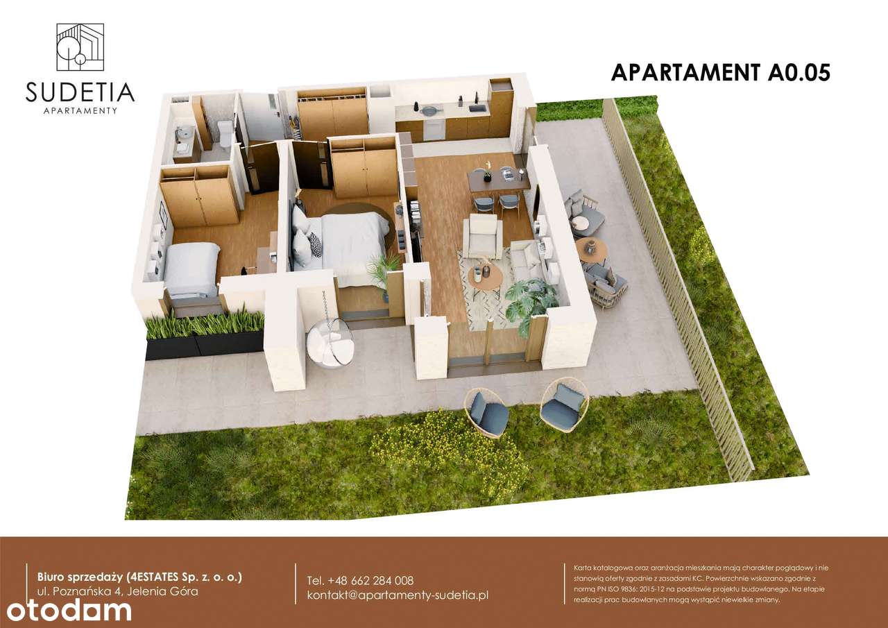 Apartamenty Sudetia | mieszkanie 3-pok. | A0.05 - Pełny obrazek: 2/8