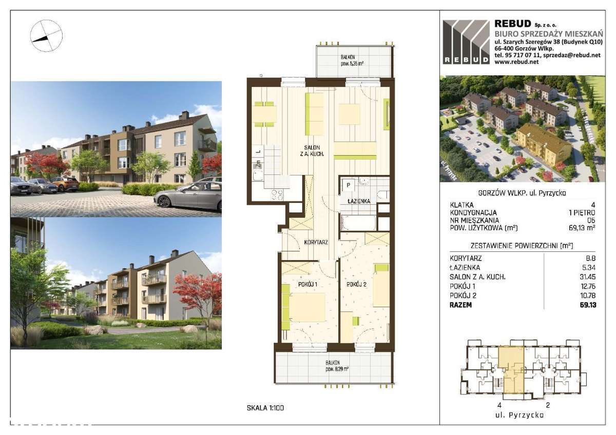 Stargardzka | Mieszkanie SB1KL4-M06 - Pełny obrazek: 2/12