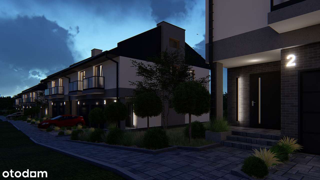 Nowoczesny segment z ogródkiem i garażem | Modrzewiowa Park | Masłów-8