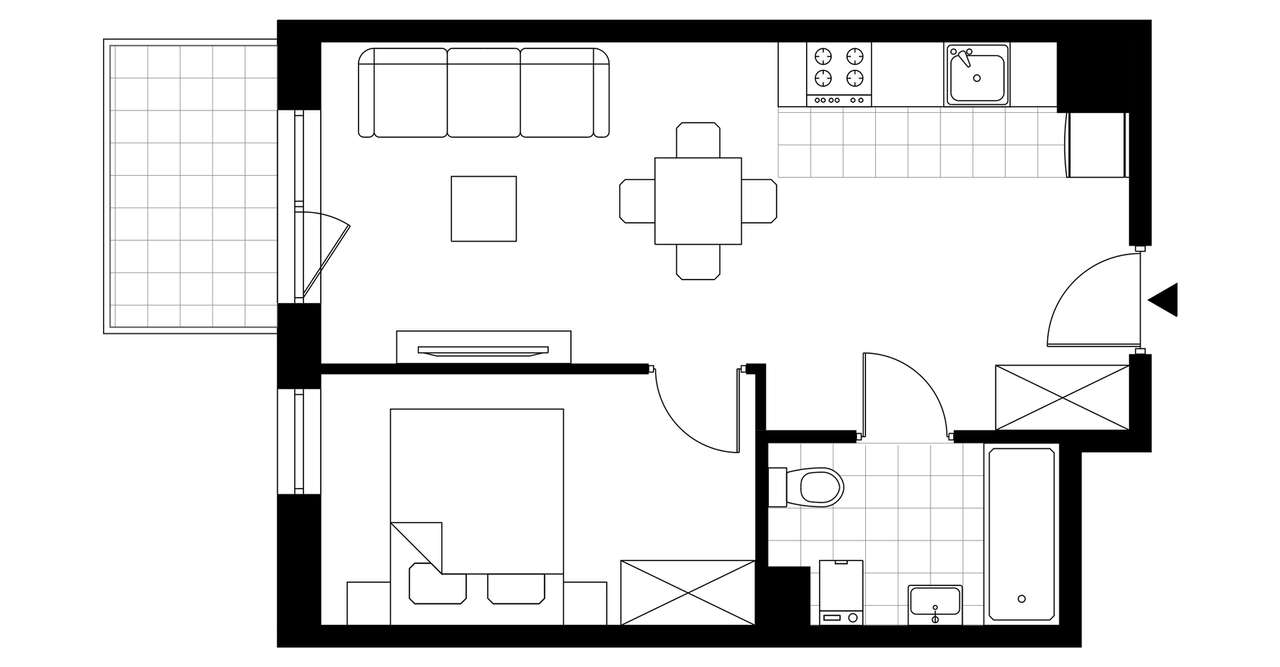Smardzewska 8 | mieszkanie 2-pok. | A/2/2.7 - Pełny obrazek: 4/8