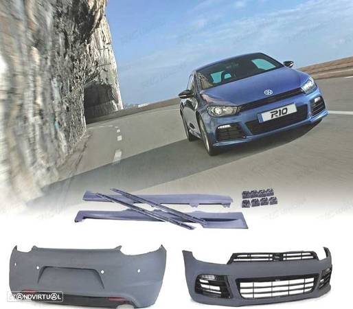 KIT CARROÇARIA LOOK R PARA VOLKSWAGEN VW SCIROCCO 08-14 - 1