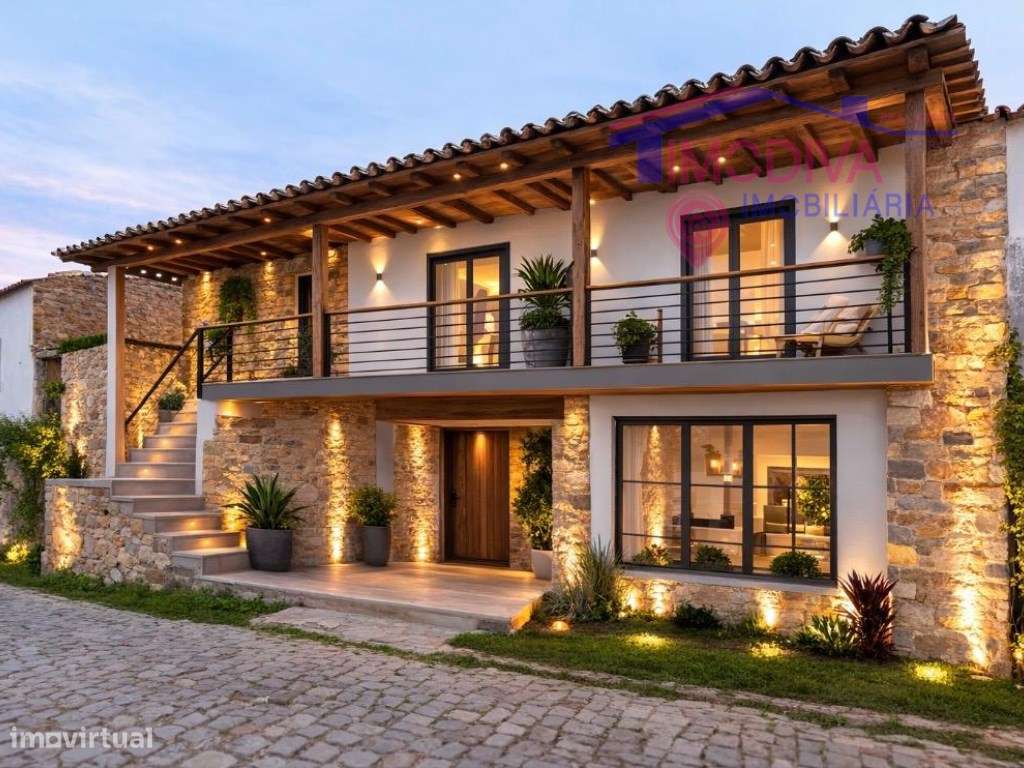 Casa de campo com terreno em Bairradas-19