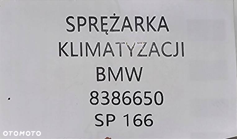 ORG SPRĘŻARKA KLIMATYZACJI BMW - 8386650 - 7