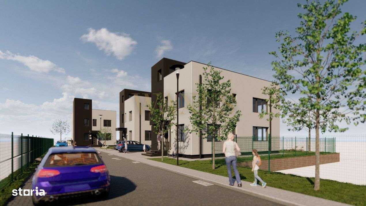 Ansamblu modern de case, 132mp utili, 300mp teren, zona Il Milanese - Imagine principală: 1/6