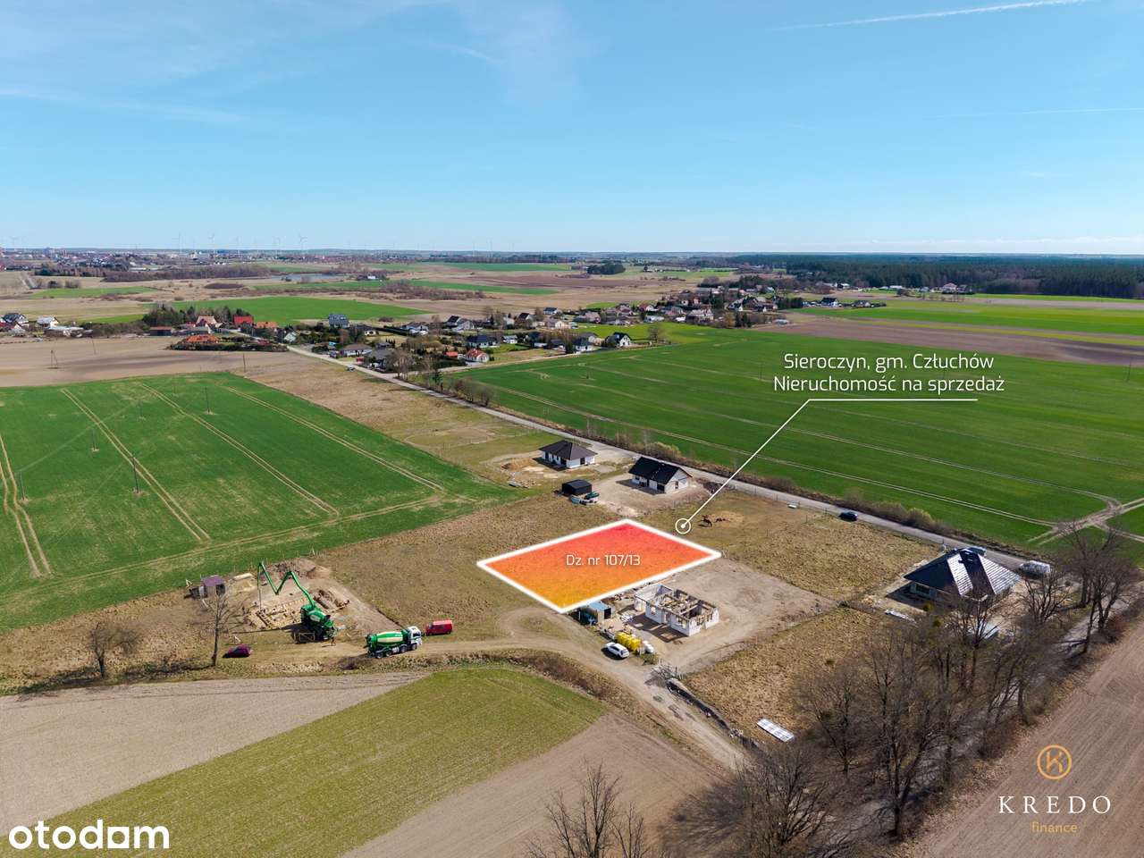 Działka budowlana 1266 m² – Sieroczyn k. Człuchowa - Pełny obrazek: 5/16