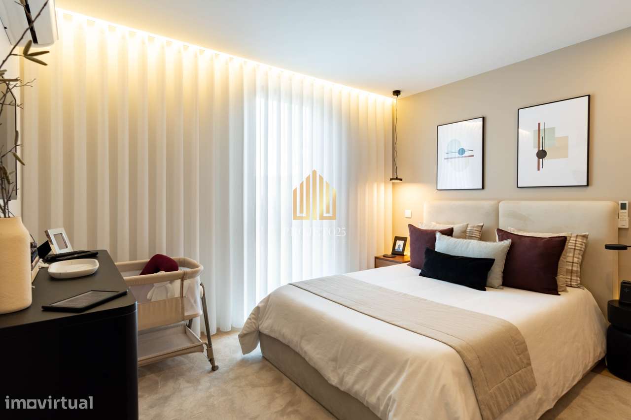 Luxuoso T2 Green Terrace, com grande varanda, zonas verdes e jardins.-30
