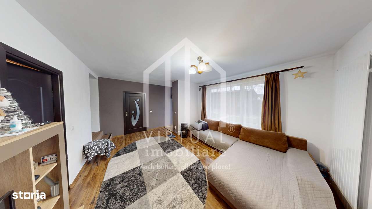 quadruplex cu 3 camere, 80mp utili, 249mp teren, acces auto,Turnisor - Imagine principală: 5/20