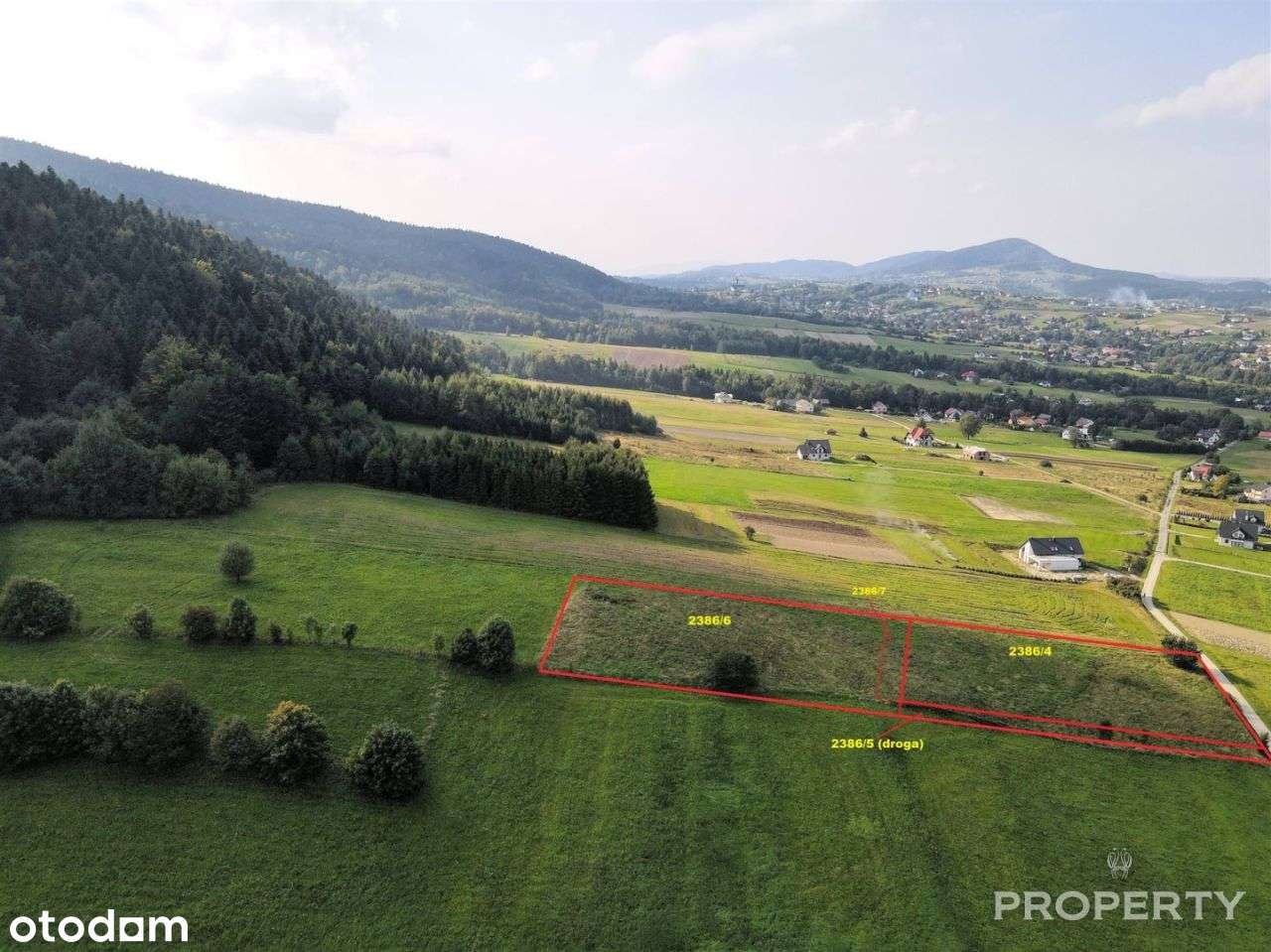 Grybów Ptaszkowa działki widokowe 6041 m2 - Pełny obrazek: 4/10