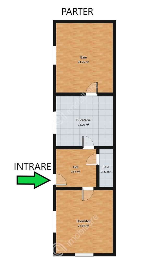 Casa cu 2 camere si gradina 600 mp in Sibiu zona Turnisor - Imagine principală: 4/15