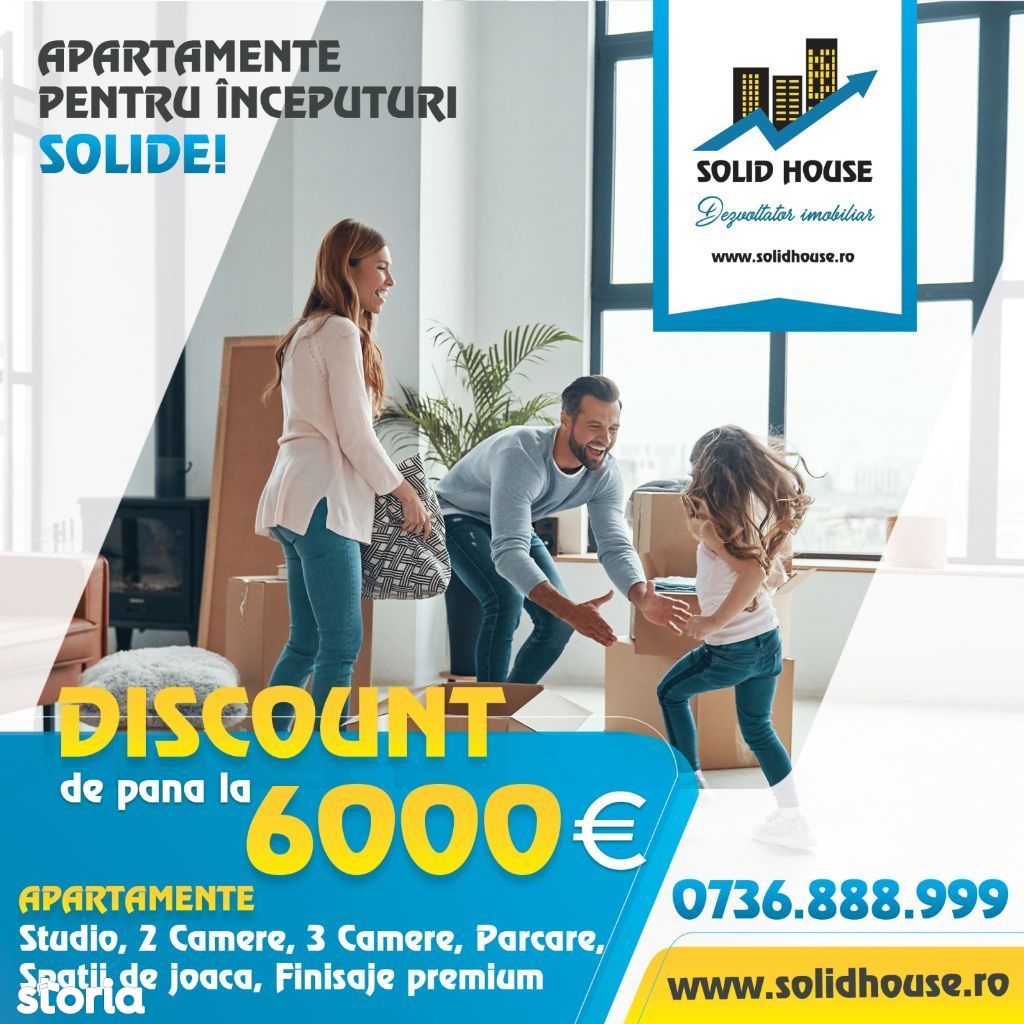 Proiect nou Solid Residence Dezrobirii 3 camere lux la cheie