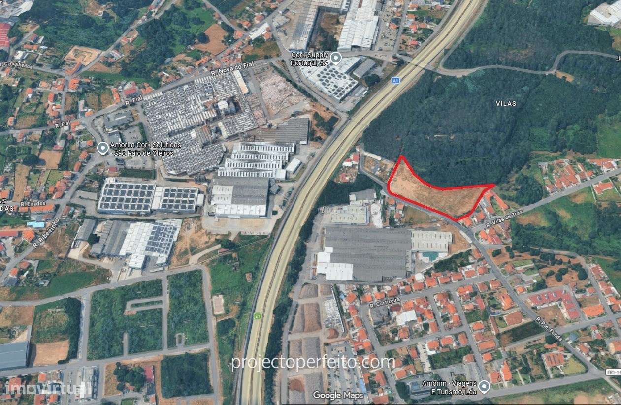 Lote Industrial  Venda em Mozelos,Santa Maria da Feira-1
