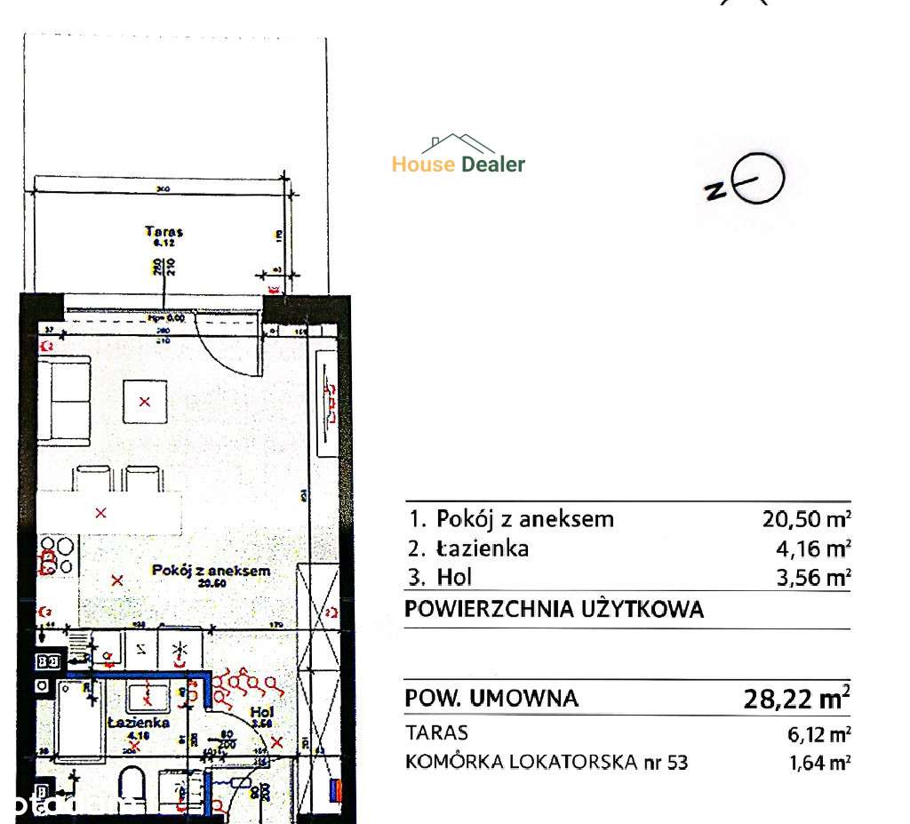 Nowa kawalerka 28m Taras Ogródek Miejsce Postojowe-10