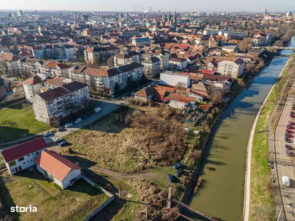 Teren locuinte colective cu 2 fronturi, pe Malul Begai, str Timocului, - Imagine principală: 2/14