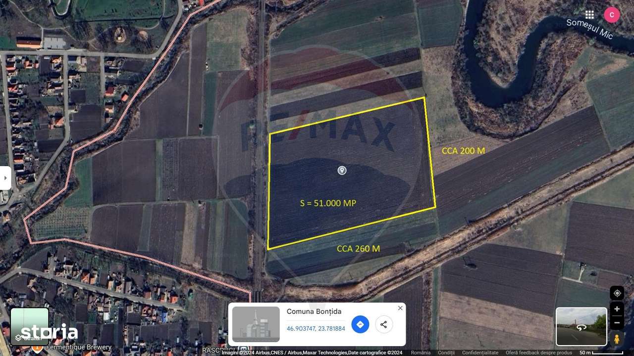 Teren Investitii 2.5 Ha | Zona Tetarom III Rascruci - Imagine principală: 2/5