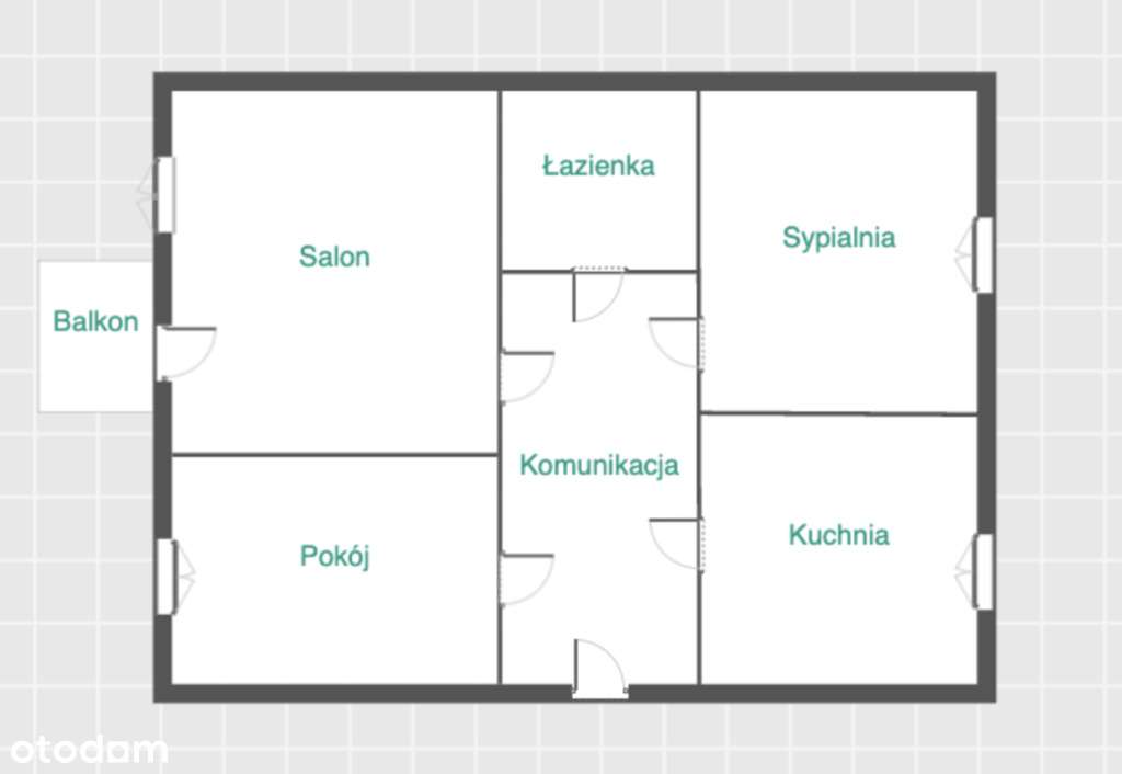 Duże, 3 pokoje, osobna kuchnia, balkon-9
