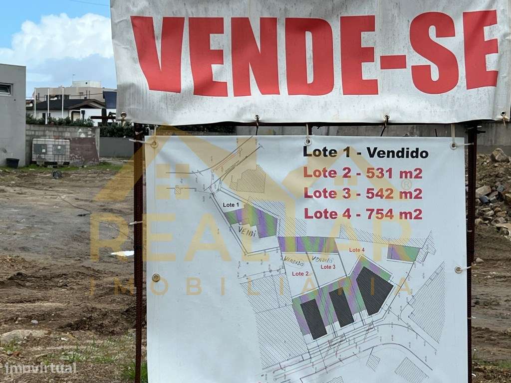 Lote de Gaveto em Aver-o-Mar - Póvoa de Varzim - Grande imagem: 4/4