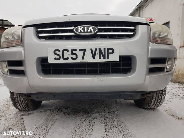 Bara fata Kia Sportage II 2002 - 2009 Gri S6 (455) model fara spalatoare far - 2