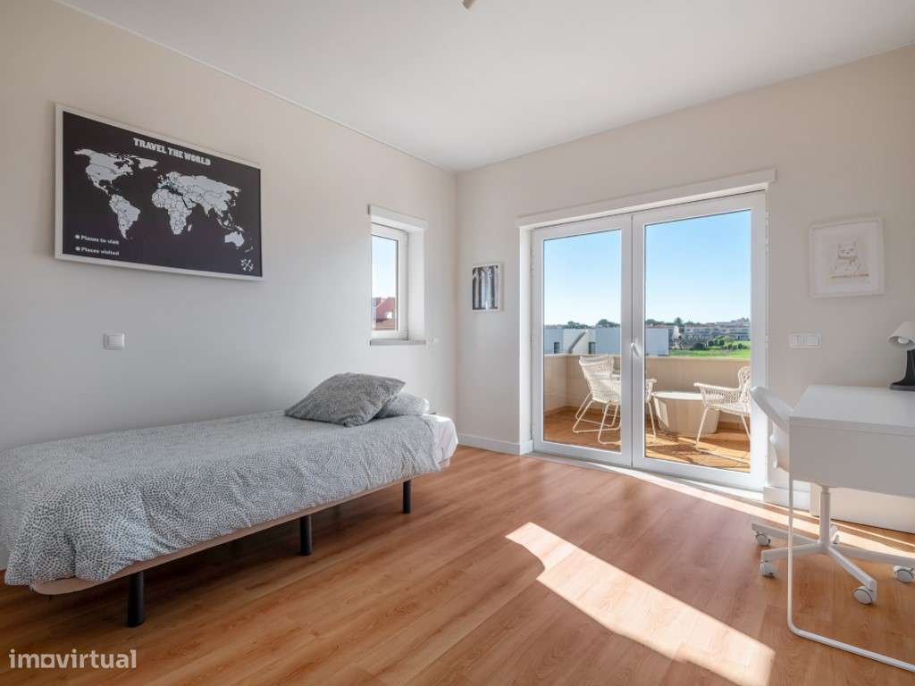 Moradia T3 com piscina, jardim, garagem e vista no Praia d'el Rey B...-26