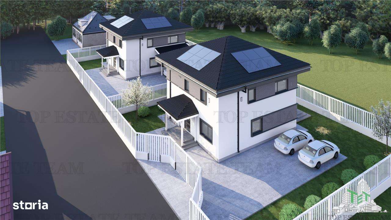 Vila de lux, independenta energetic, 255mp, 650mp teren, langa Padurea - Imagine principală: 5/12