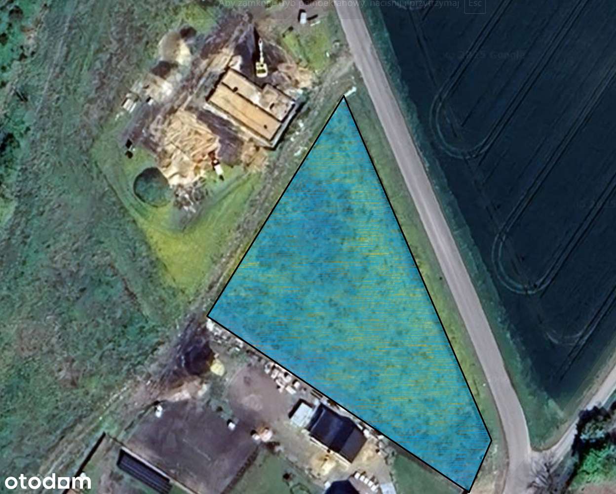 Działka rolna z możliwością zabudowy jednorodzinnej - Pełny obrazek: 2/4