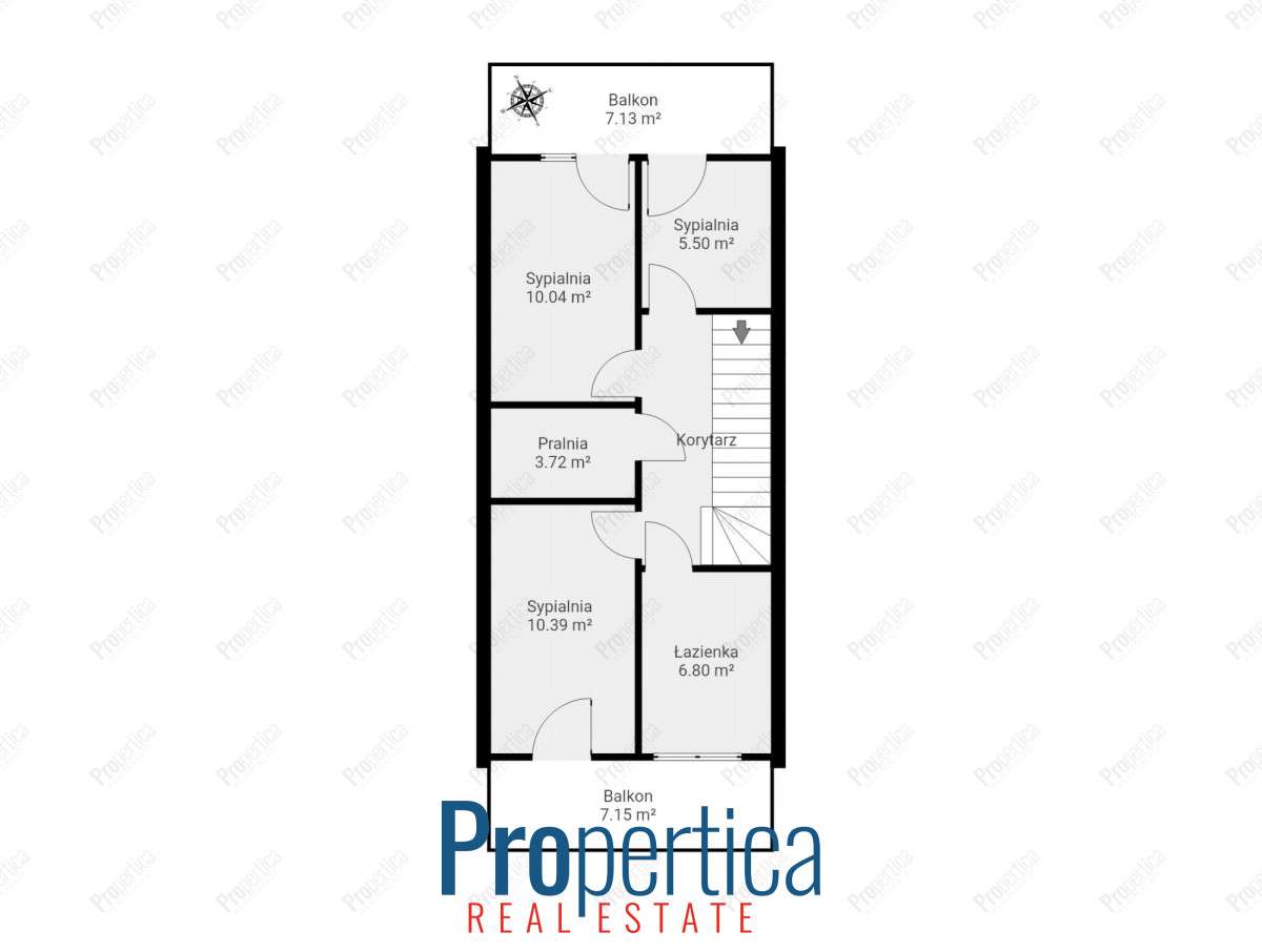 Salon z oddzielną kuchnią + 3 pokoje-18