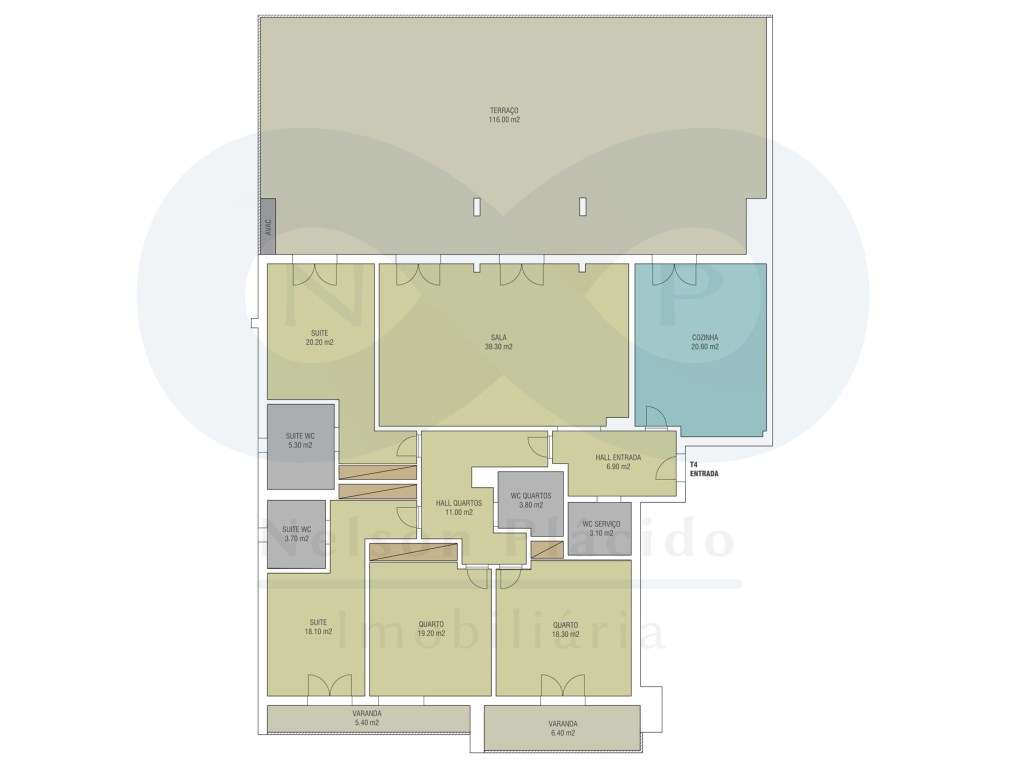 T4 CONSTRUÇÃO NOVA com terraço e garagem em Colinas do Cruzeiro - O...-54