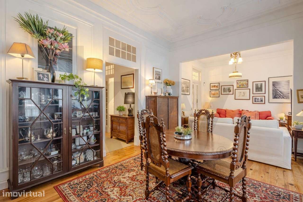 APARTAMENTO T3 +3 COM 170 m2 | VARANDAS E GRANDE POTENCIAL NA ESTRELA - Grande imagem: 3/16