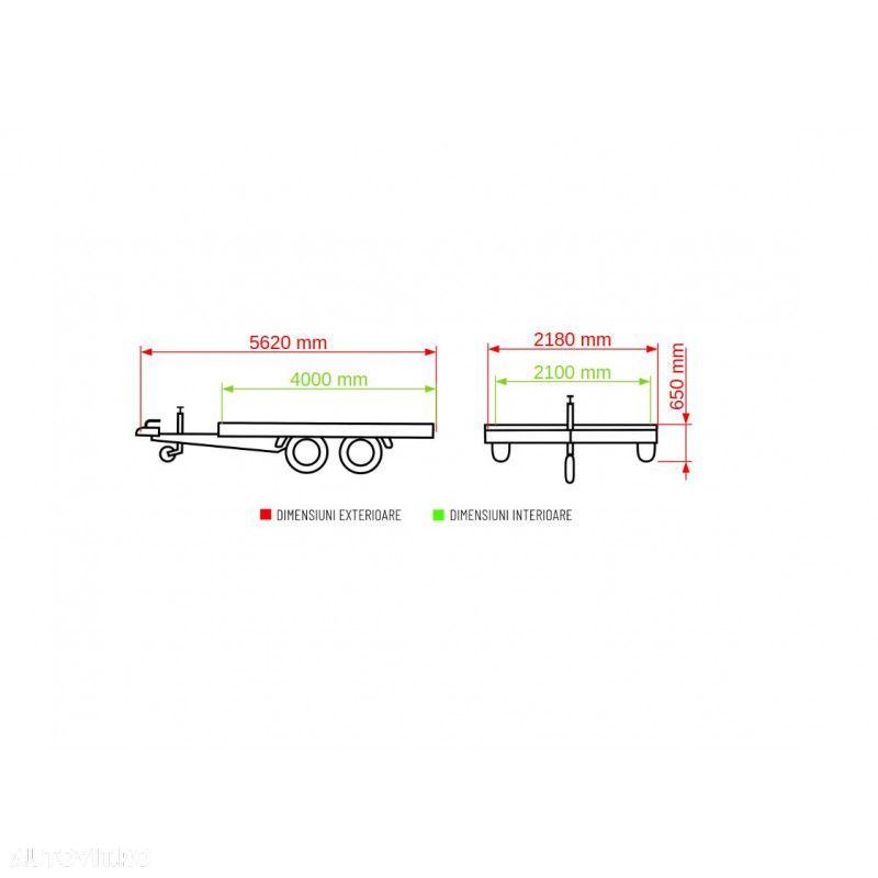 Autocar Platforma auto Autocar ATLAS 4,0m 2,7t - 1