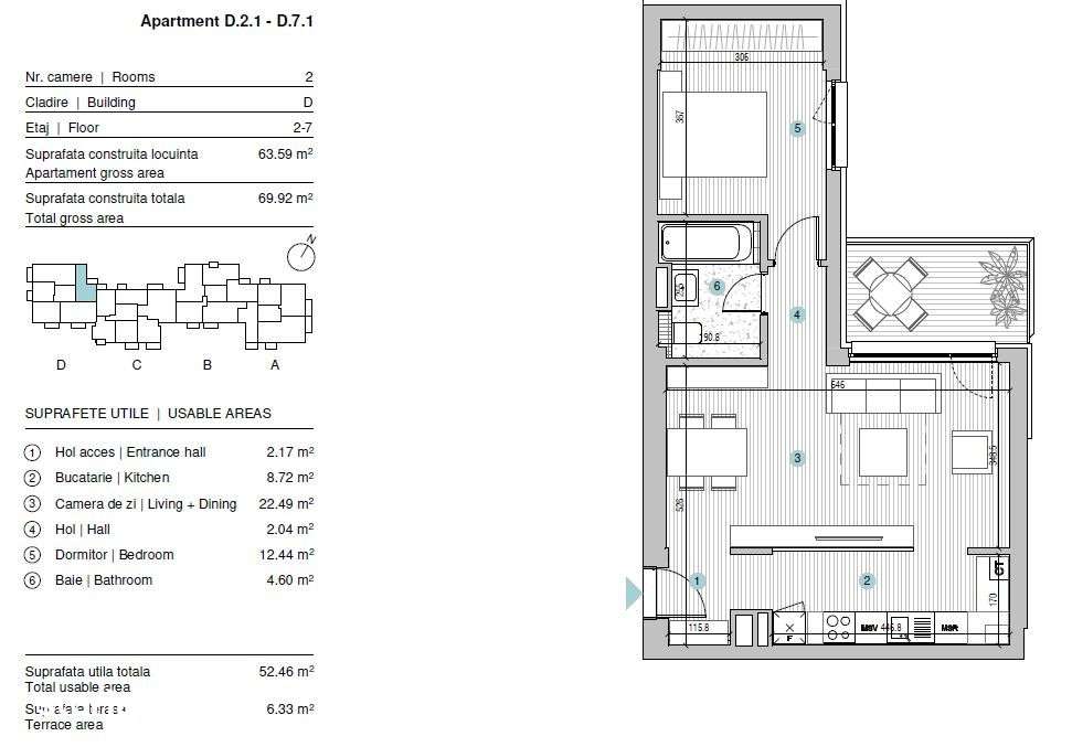 Apartament 2 camere | Finalizat | Casa Presei Libere-15