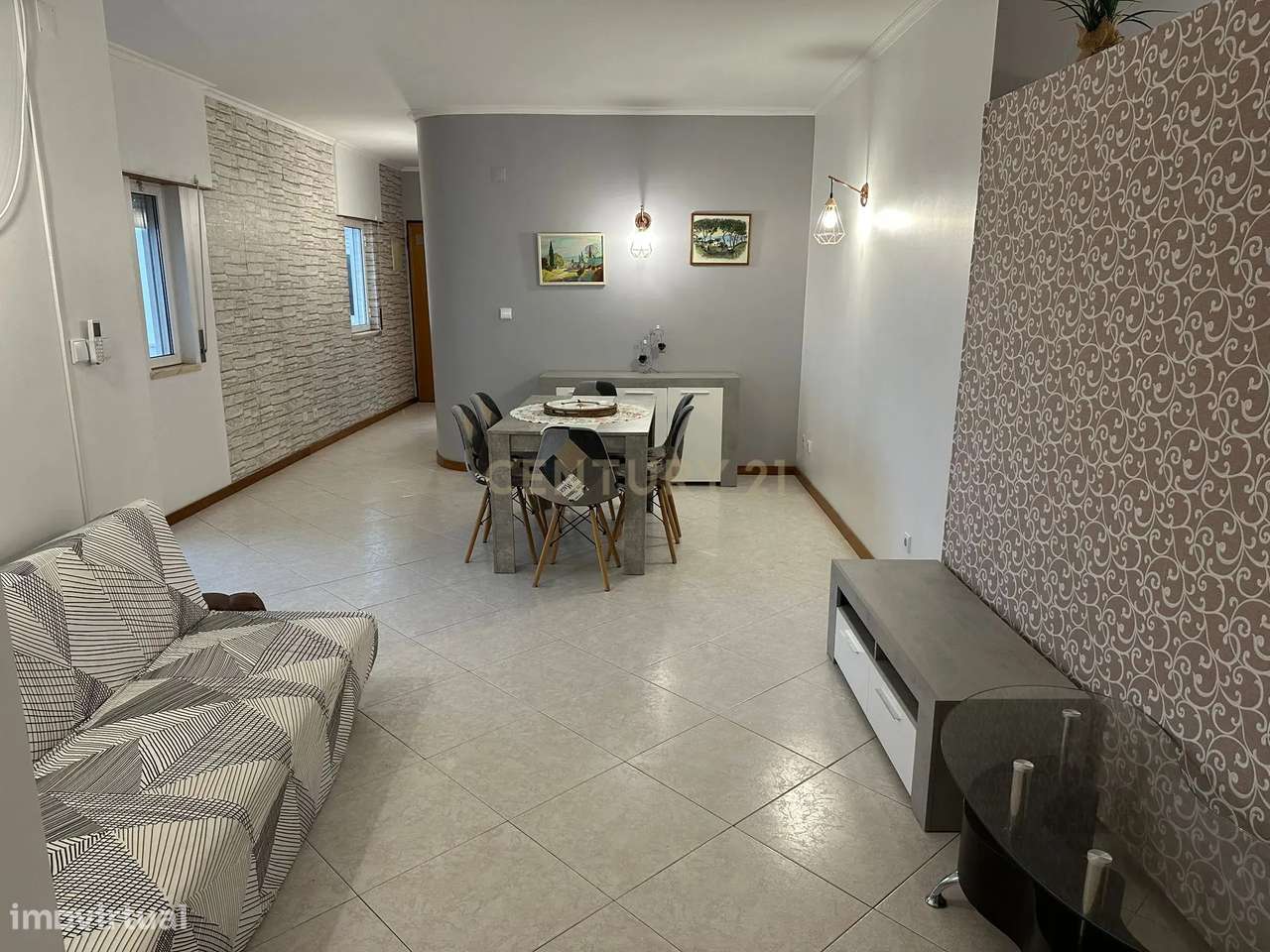 Magnífico apartamento T2 com Piscina e vista mar no coração de Albufei-6