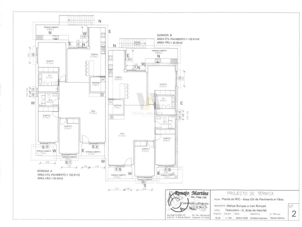 Terreno com projecto aprovado para construção de 2 moradias geminadas-5