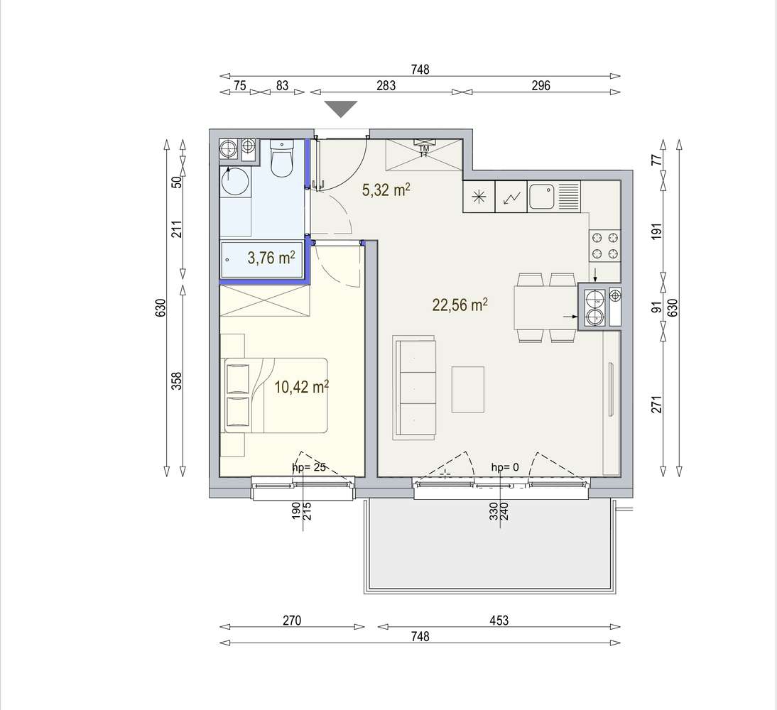2 pokoje dla Ciebie, Duży balkon, do wprowadzenia-5