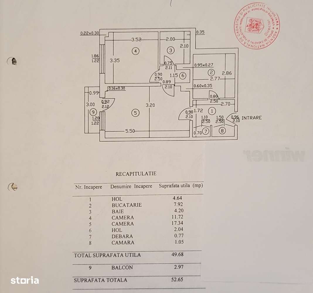 Vand apartament 2 camere|Dristor| 117.000 EUR
