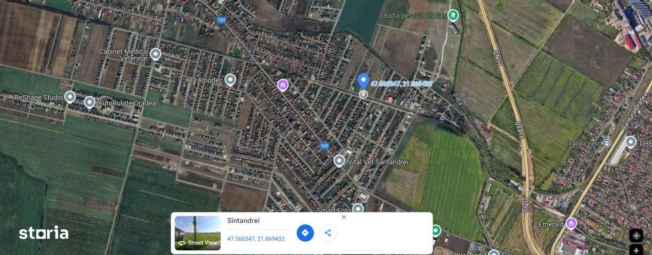 Teren intravilan Santandrei, 11870 mp - Imagine principală: 2/7
