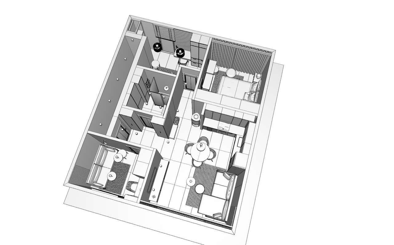 Przytulne 4 pokojowe mieszkanie z ogrodem i kominkiem - Pełny obrazek: 4/8