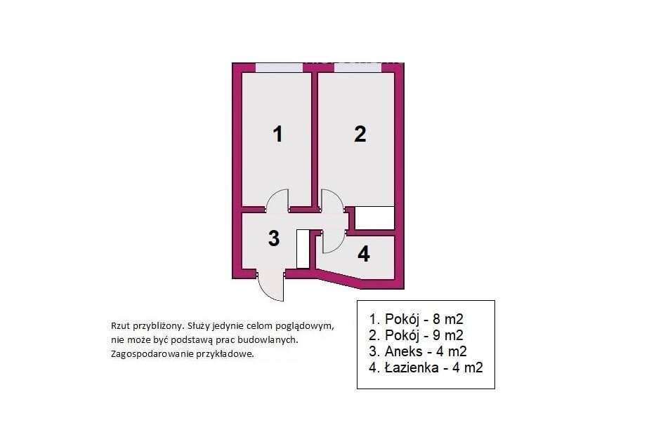 Kawalerka z wyodrębnioną sypialnią do wprowadzenia-9