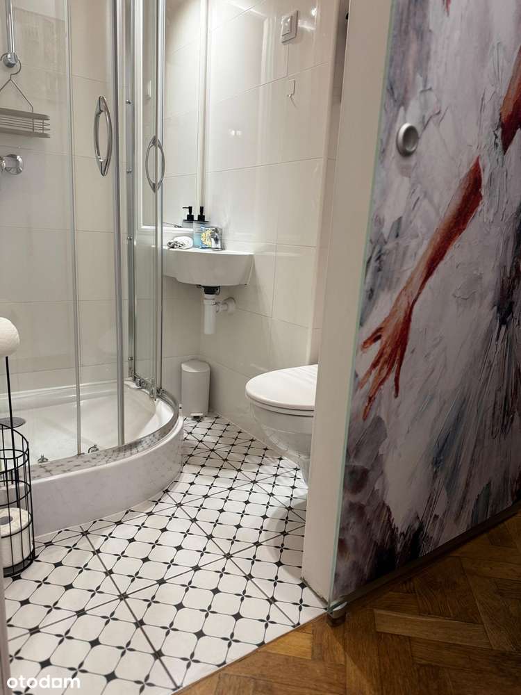 Kawalerka z 1936r. ul. Francuska, Saska Kępa, ogród, Booking-12