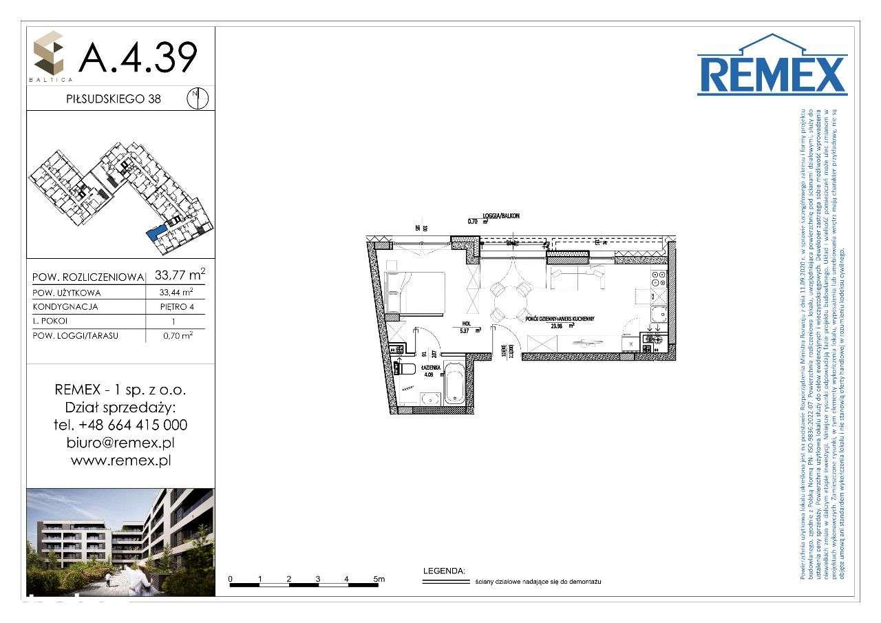 BA͏LT͏IC͏͏A | mieszkanie 1-pok. | A.4.39 - Pełny obrazek: 2/7