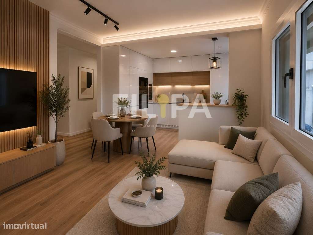 T1+1 Renovado com Terraço em Valongo-5