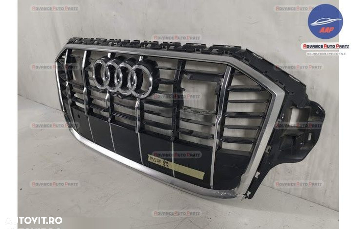 Grila Centrala originala Audi Q7 4M (facelift) 2019 2020 2021 2022 4m0853651 - 3