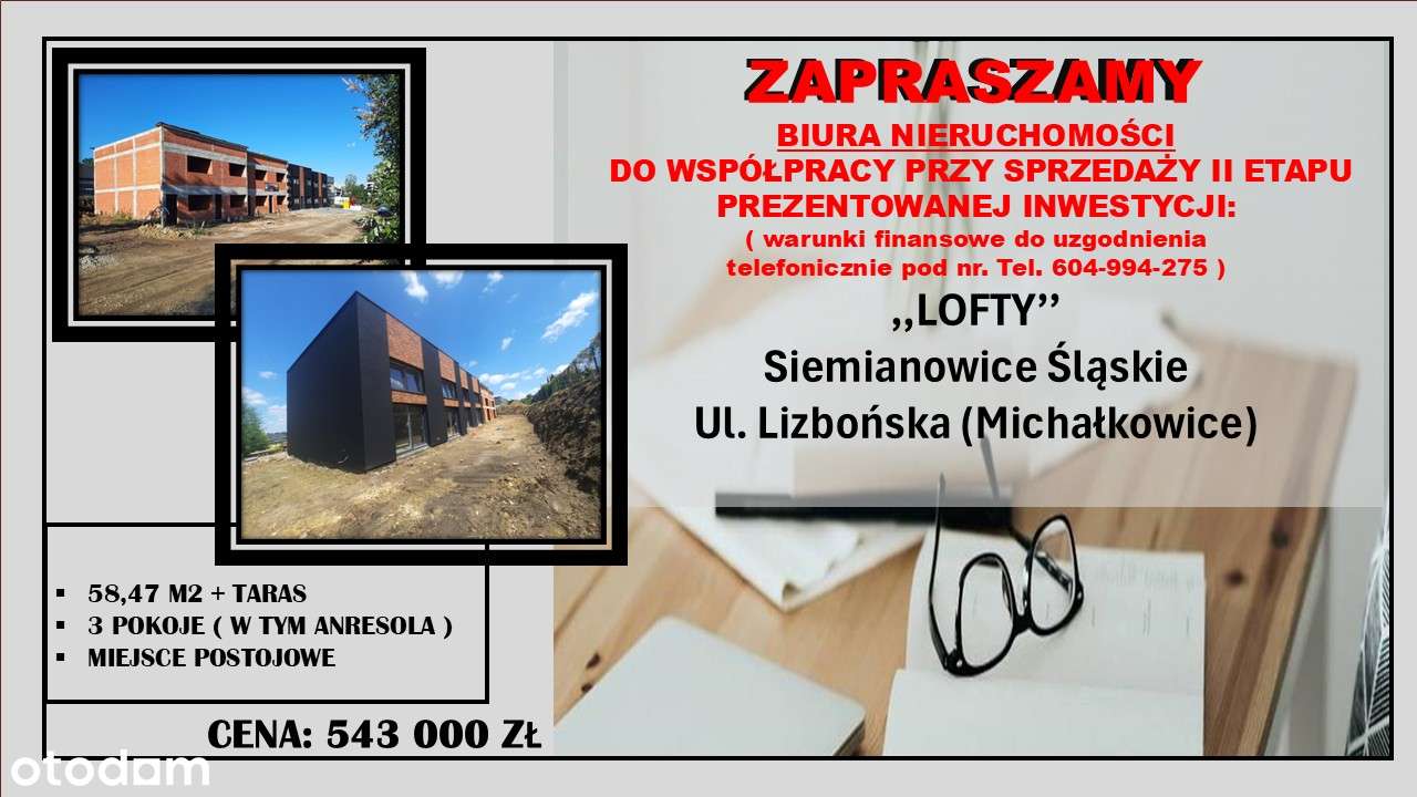 Antresola, ogród i miejsce postojowe