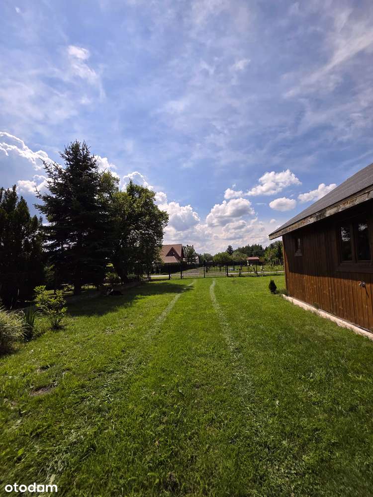 Działka z drewnianym domem w Bartnikach ul. Parkowa - Pełny obrazek: 4/8